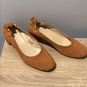 Everlane suede day heel